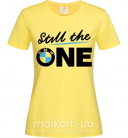 Женская футболка The one Лимонный фото