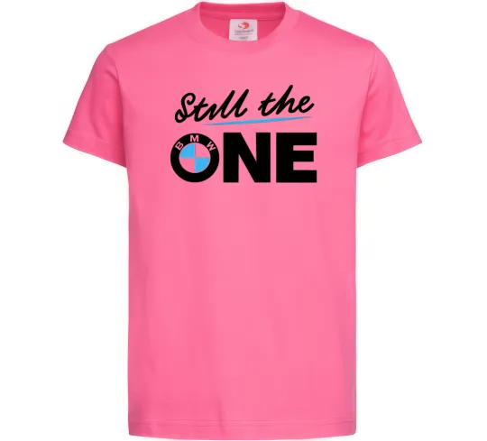 Дитяча футболка The one Яскраво-рожевий фото