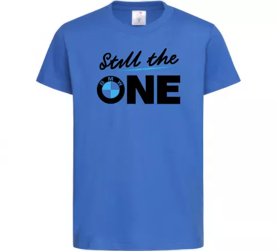 Дитяча футболка The one Яскраво-синій фото