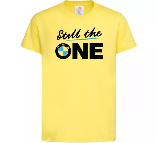 Дитяча футболка The one Лимонний фото