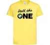 Дитяча футболка The one Лимонний фото