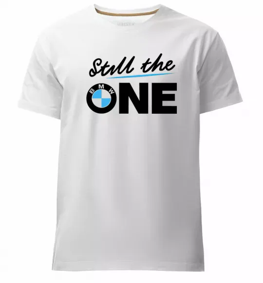 Мужская премиум футболка The one Белый фото