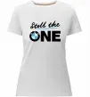 Женская премиум футболка The one Белый фото