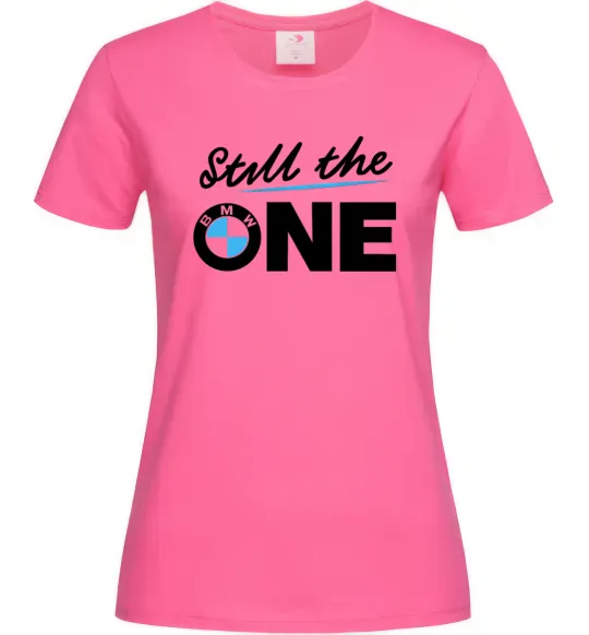 Жіноча футболка The one Яскраво-рожевий фото