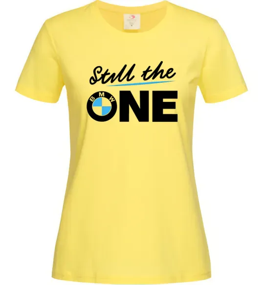 Жіноча футболка The one Лимонний фото