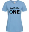 Жіноча футболка The one Блакитний Жіноча футболка The one Блакитний фото