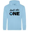 Женская толстовка (худи) The one Голубой фото
