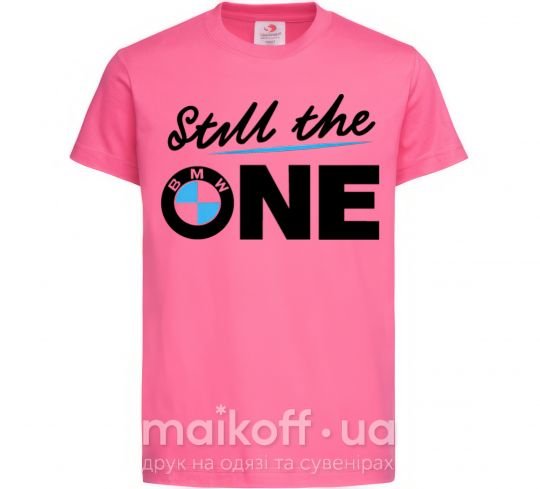 Дитяча футболка The one Яскраво-рожевий фото