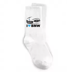 Носки Love bmw Белый фото