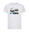 Детская футболка Love bmw Белый фото