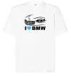 Футболка Оверсайз Love bmw Белый фото