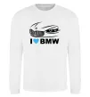 Свитшот Love bmw Белый фото