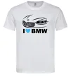 Чоловіча футболка Love bmw Білий фото