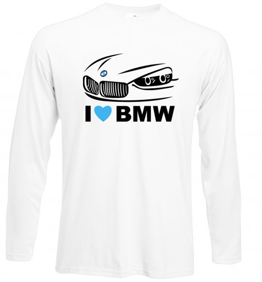 Лонгслів Love bmw Білий фото