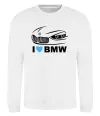 Свитшот Love bmw Белый фото