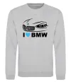 Свитшот Love bmw Серый меланж фото