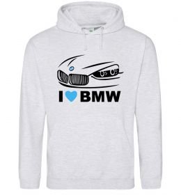 Женская толстовка (худи) Love bmw
