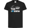 Дитяча футболка Love bmw Чорний фото