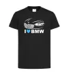 Детская футболка Love bmw Черный фото