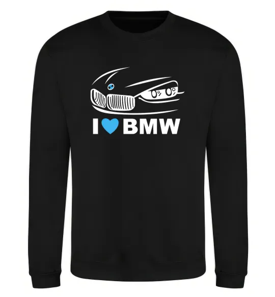 Свитшот Love bmw Черный фото