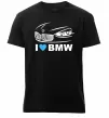 Чоловіча преміум футболка Love bmw Чорний фото