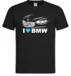 Чоловіча футболка Love bmw Чорний фото