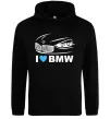 Жіноча толстовка (худі) Love bmw Чорний фото