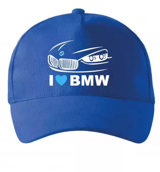 Кепка Love bmw Ярко-синий фото