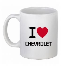 Чашка керамическая I love chevrolet