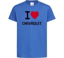 Детская футболка I love chevrolet