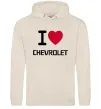 Мужская толстовка (худи) I love chevrolet Таш фото