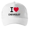 Кепка I love chevrolet Белый фото