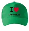 Кепка I love chevrolet Зеленый фото