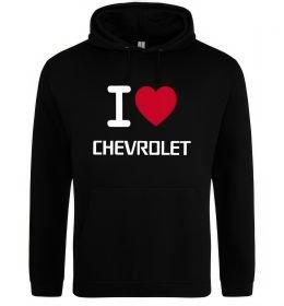 Мужская толстовка (худи) I love chevrolet