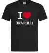 Чоловіча футболка I love chevrolet Чорний фото
