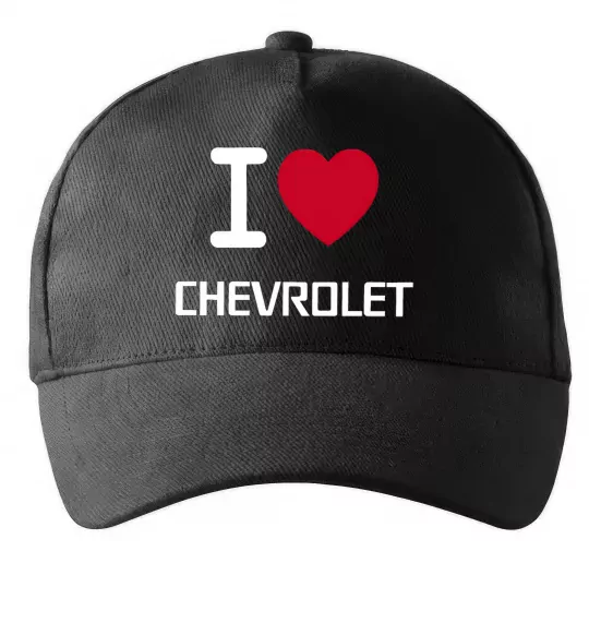 Кепка I love chevrolet Черный фото