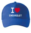 Кепка I love chevrolet Ярко-синий фото