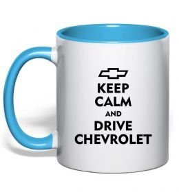 Чашка з кольоровою ручкою Drive chevrolet Чашка з кольоровою ручкою Drive chevrolet