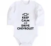 Детский боди Drive chevrolet Белый фото