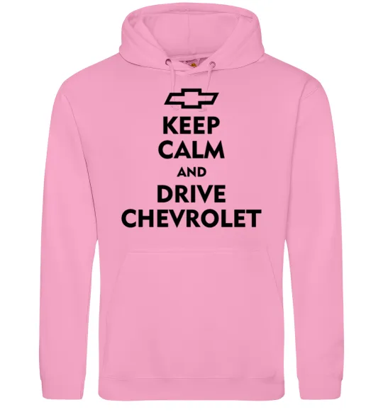 Мужская толстовка (худи) Drive chevrolet Розовый фото