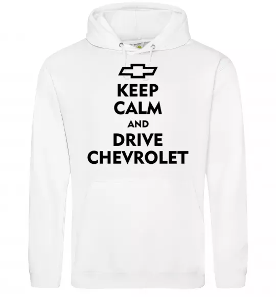 Женская толстовка (худи) Drive chevrolet Белый фото