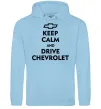 Женская толстовка (худи) Drive chevrolet Голубой фото