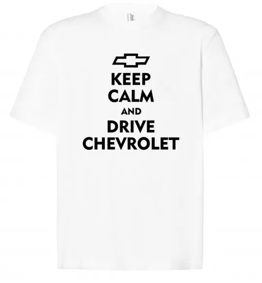 Футболка Оверсайз Drive chevrolet Белый фото