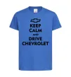 Детская футболка Drive chevrolet Ярко-синий фото