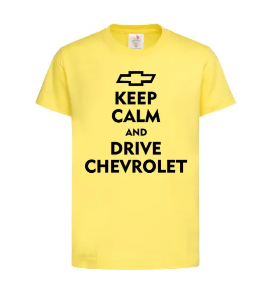 Детская футболка Drive chevrolet Лимонный фото