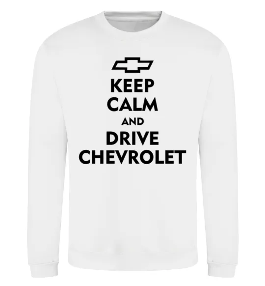 Свитшот Drive chevrolet Белый фото