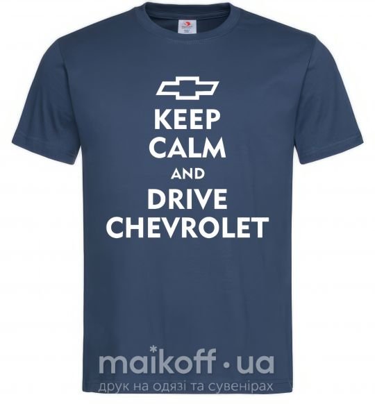 Чоловіча футболка Drive chevrolet Темно-синій фото