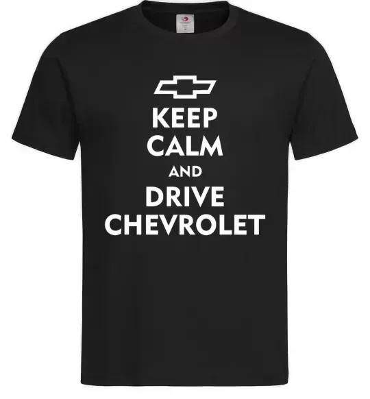 Чоловіча футболка Drive chevrolet Чорний фото