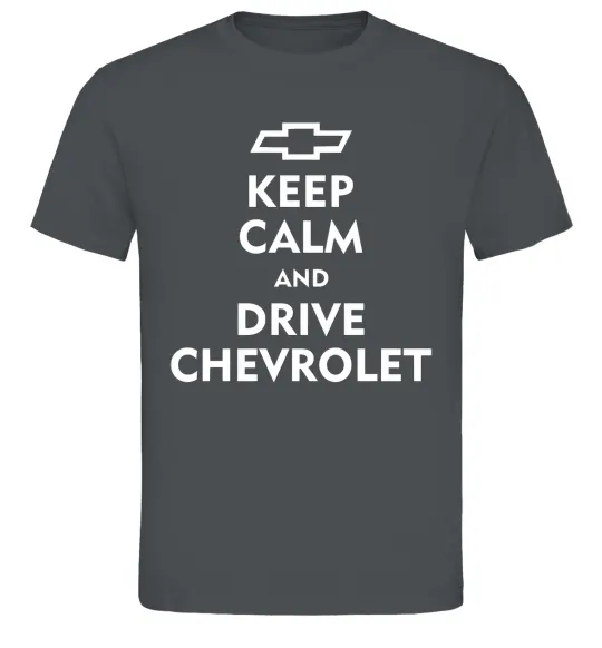 Чоловіча футболка Drive chevrolet Графіт фото