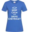 Жіноча футболка Drive chevrolet Яскраво-синій фото